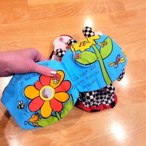 Soft Play Ladybug Sensory Toy Storybook - Picture 5 of 9